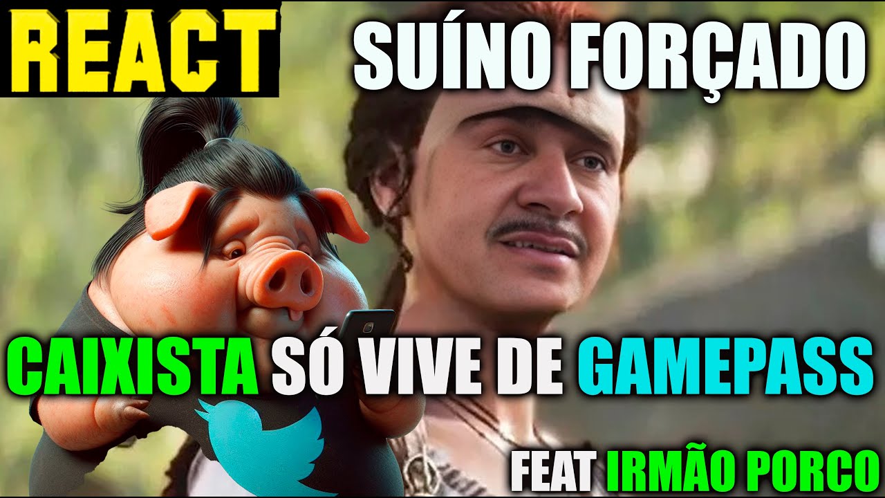 REACT IRMÃO PORCO ESTÃO SENDO COVARDE COM XBOX