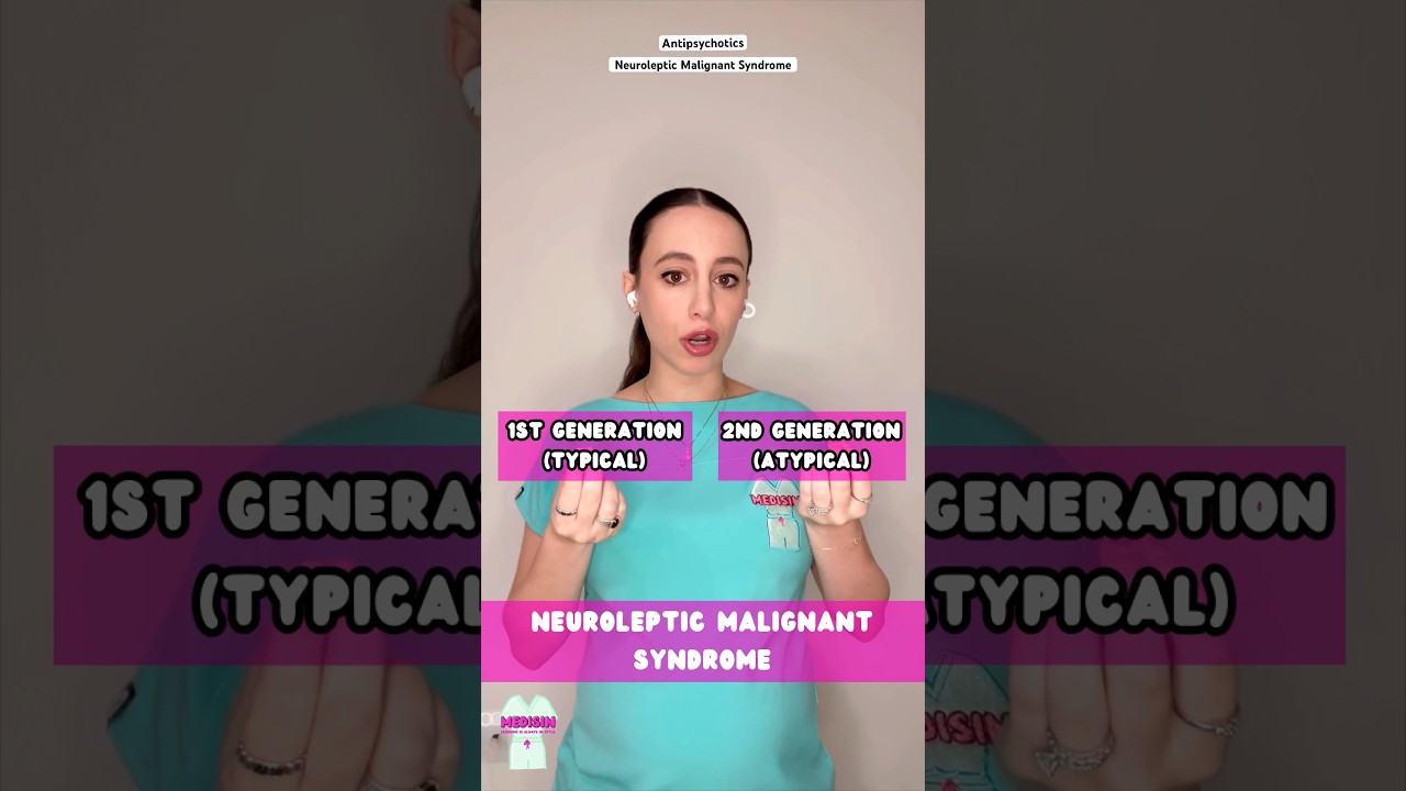 Neuroleptic malignant syndrome is an adverse effect of antipsychotics. #medicalstudent #clerkships