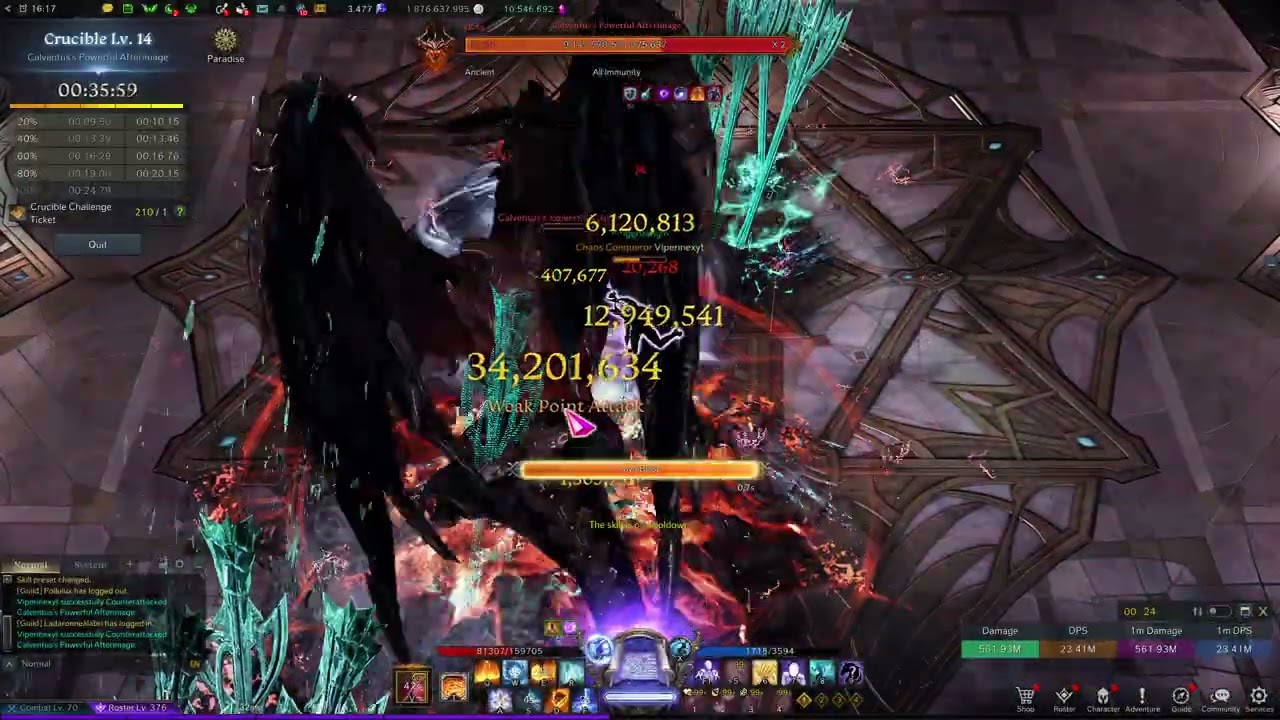 Lost Ark - Paradise Season 2: Week 12 Sorc! Level 14 Crucible!