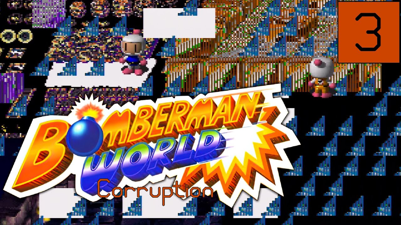Bomberman World Corruptions - PlayStation Corruption 3 (Real Hardware)