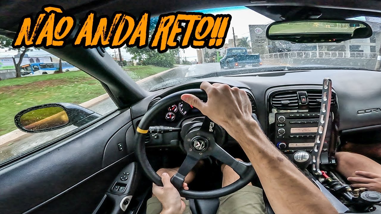 TOCANDO O TERROR DE CORVETTE NA CHUVA!!🔥😈