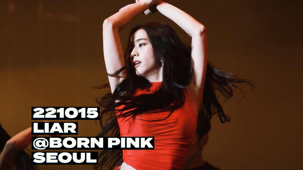 221015 지수 JISOO 블랙핑크 BLACKPINK 'LIAR' 직캠 @BORN PINK SEOUL (4K) FANCAM
