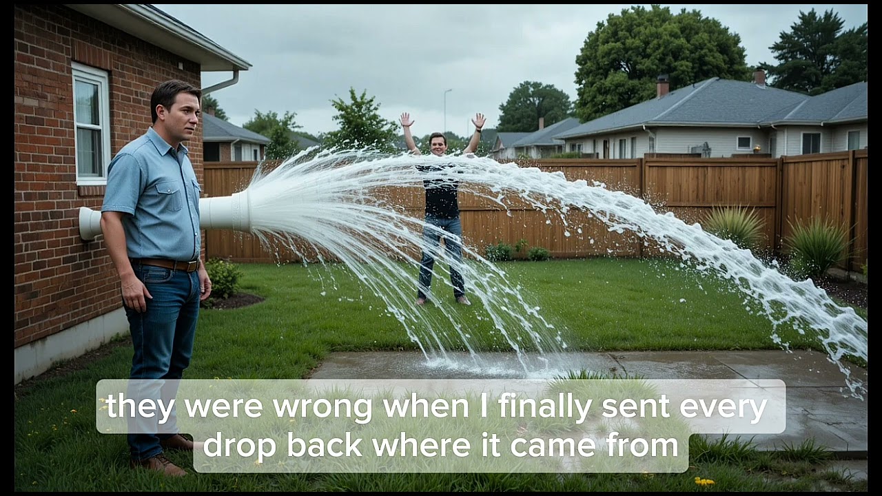 They Kept Sending Their Floodwater Into My Yard - So I Sent It Right Back