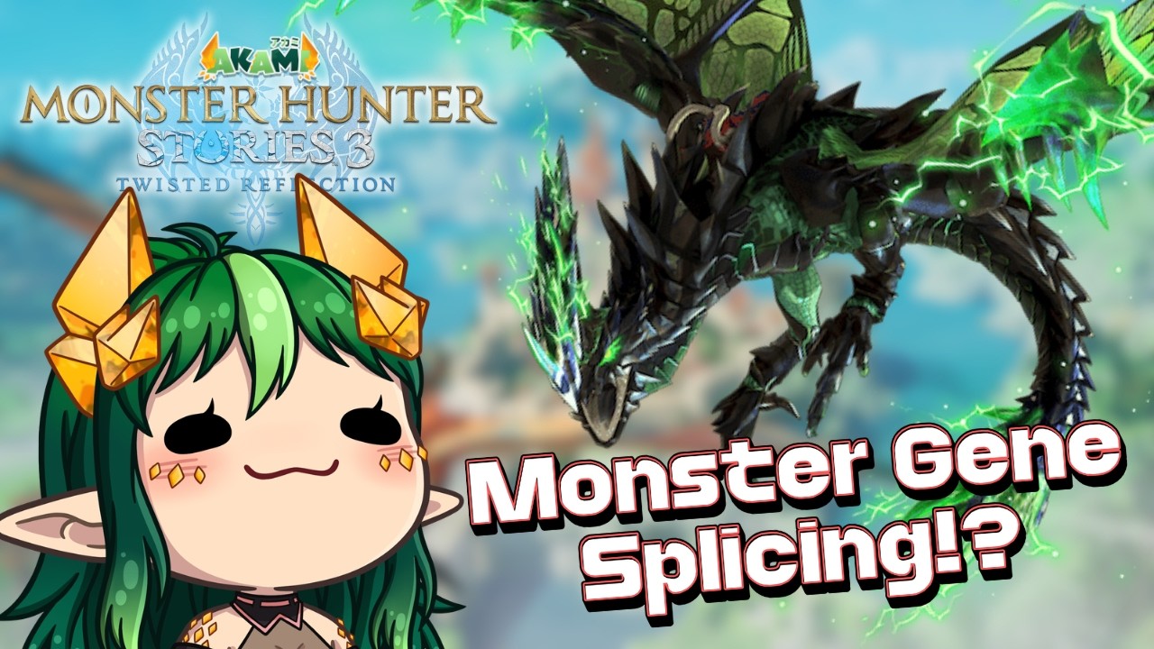 【Monster Hunter Stories 3: Twisted Reflection】 Making Monsters like Jurassic Park! | #vtuber