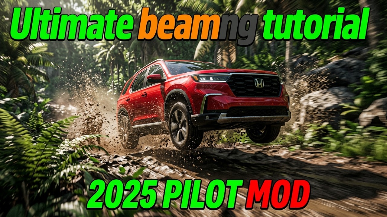2025 Honda Pilot Mod Review & Gameplay | BeamNG.drive