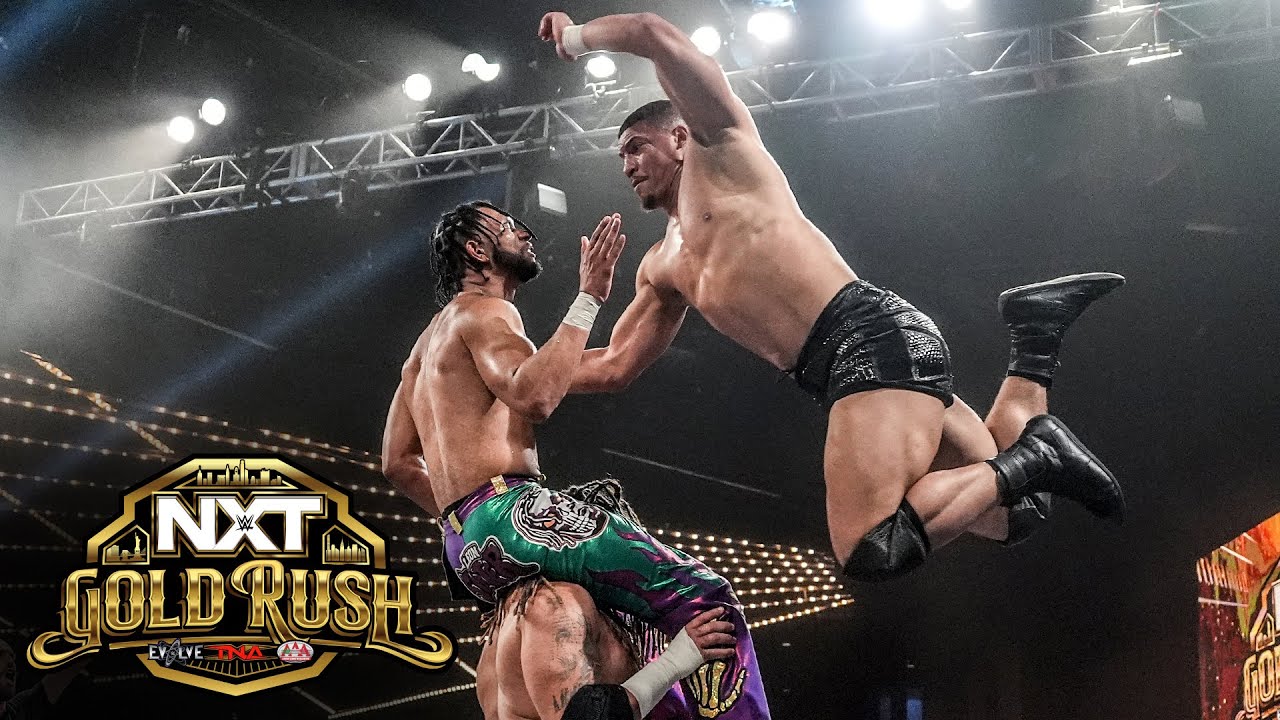 DarkState сокрушает Дже'Вона Эванса и Леона Слэйтера, сохраняя титул командного чемпиона: лучшие ...