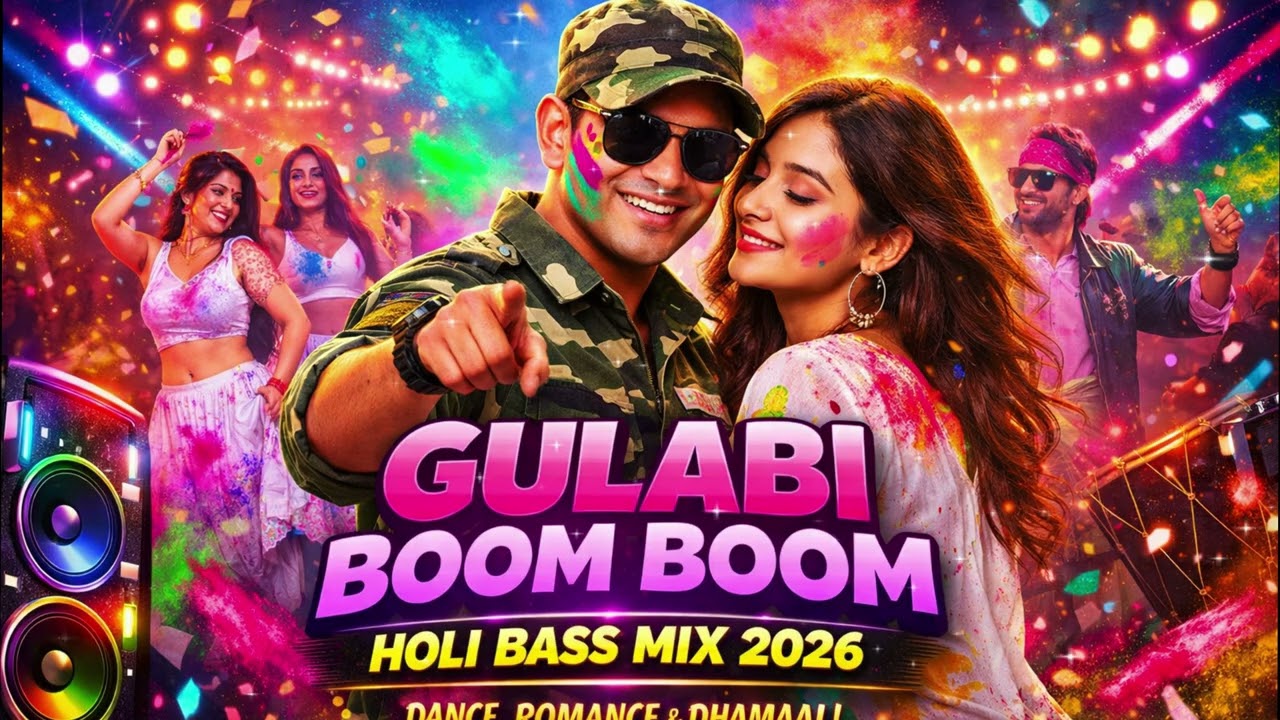 Gulabi boom boom 💥 Holi bass mix 2026 #holi #happyholi #gana 