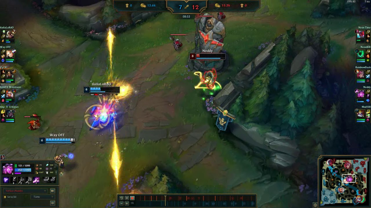 Lol Velkoz mechanic dodge
