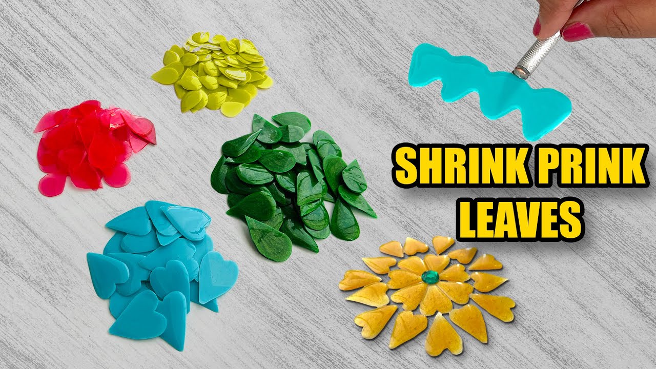 कैसे बनाये Shrink Prink Leaves Full Tutorial Step By Step | shrink prink leaf | lippan art  tutorial