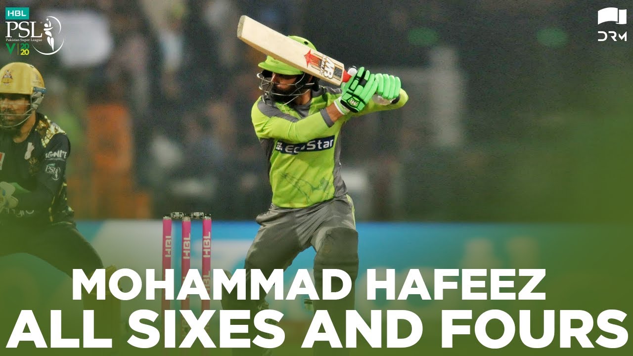Mohammad Hafeez All Sixes And Fours | HBL PSL 2020 | MB2T