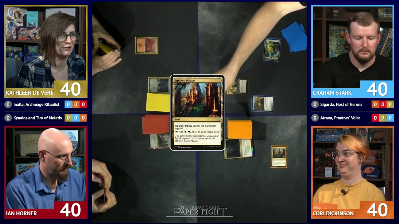 Friday Night Paper Fight &mdash; 4 Player Commander