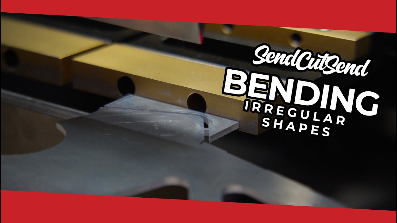 Bending irregular shapes on a press brake - SendCutSend