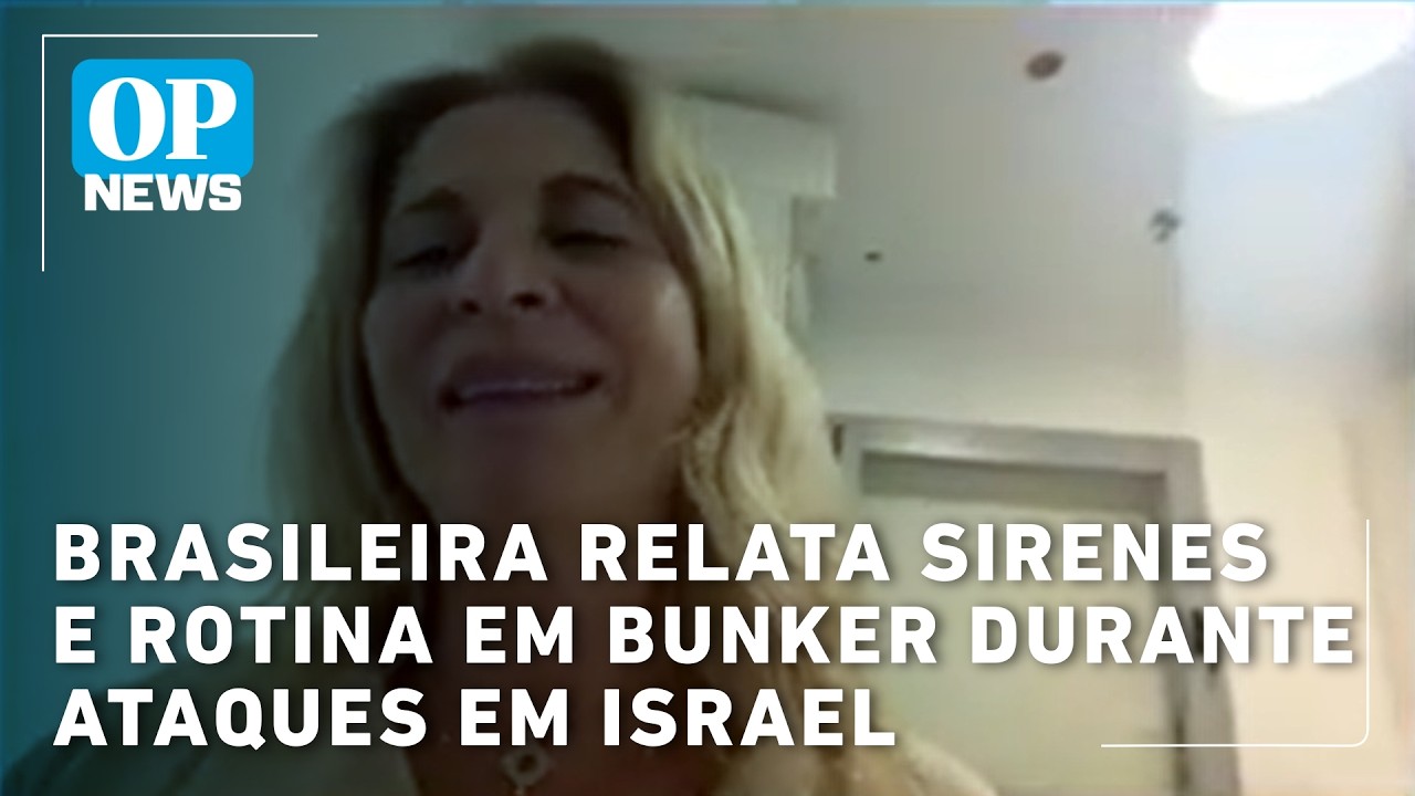Brasileira relata sirenes e rotina em bunker durante ataques em Israel | O POVO News