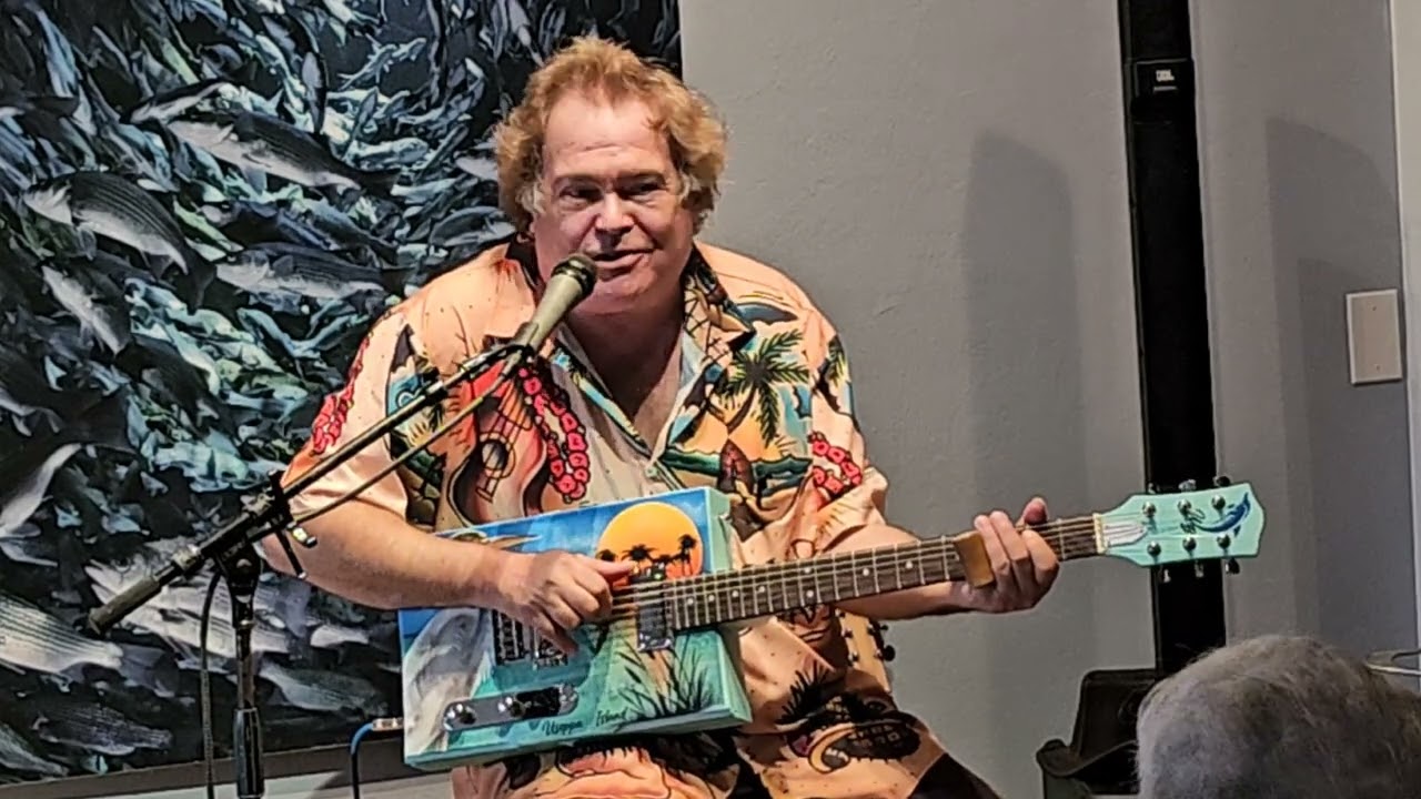 Custom Made 6 String Cigar Box Guitar With A Incredible Paint Job