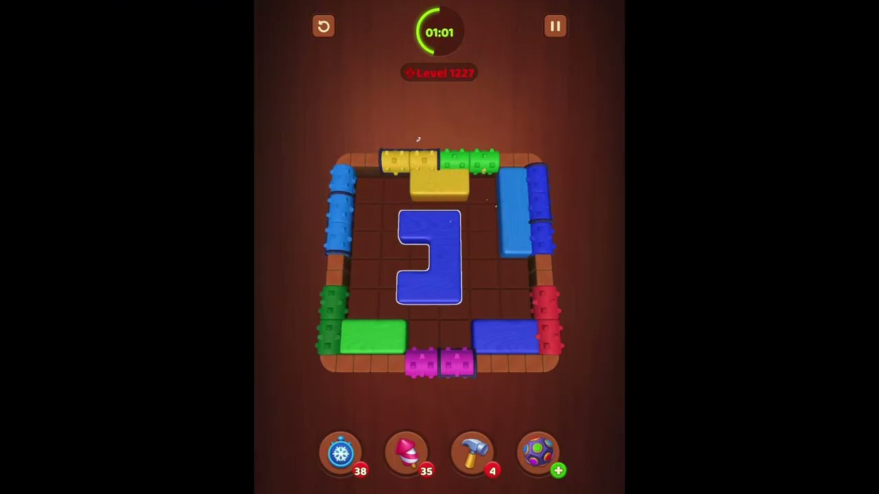 Wood Block Jam Levels 1221-1222-1223-1224-1225-1226-1227-1228-1229-1230