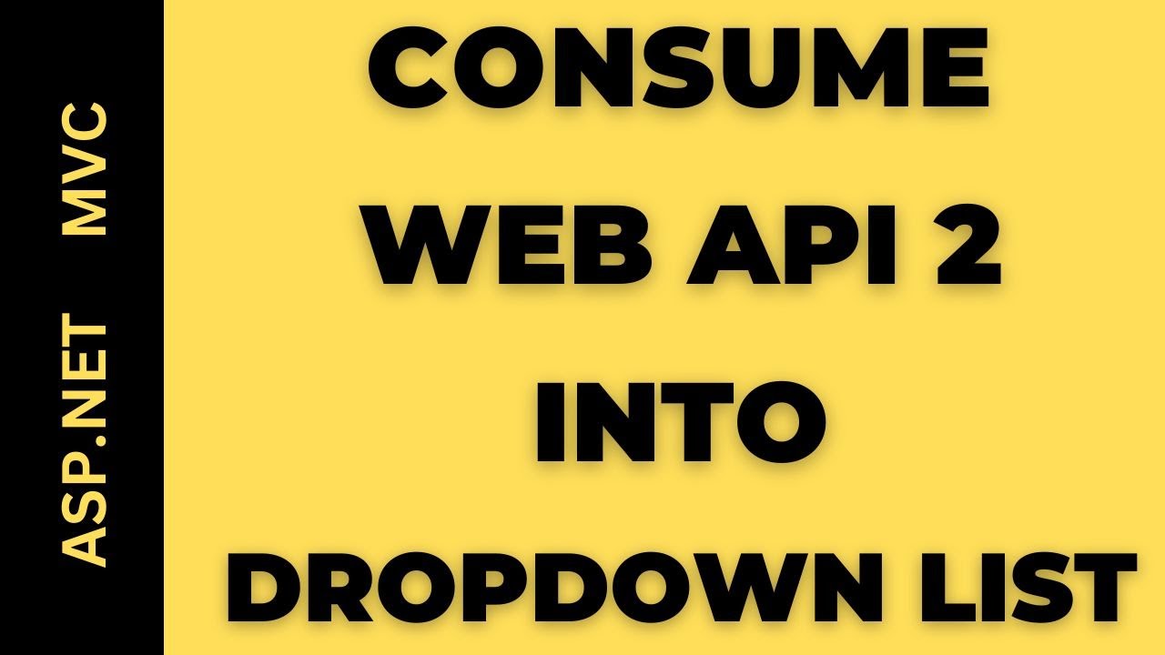 MVC CALL Consume WEB API Dropdown List ASP.NET MVC Dropdownlist