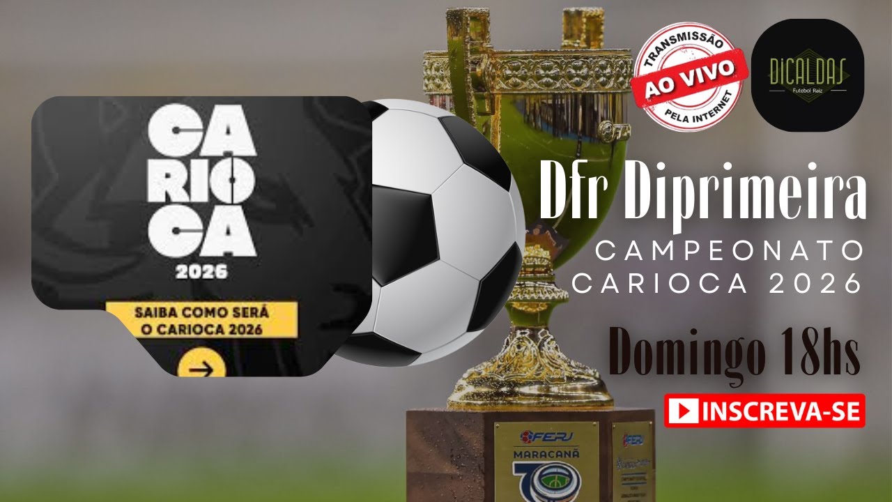 DFR DIPRIMEIRA | A PRIMEIRA DE 2026 #futebolcarioca #futebolbrasileiro