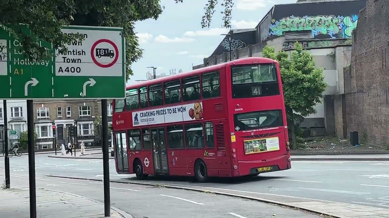 VDL DB300 Wright Gemini 2 Arriva London DW476 LJ61CBY Route 41 Tottenham Hale