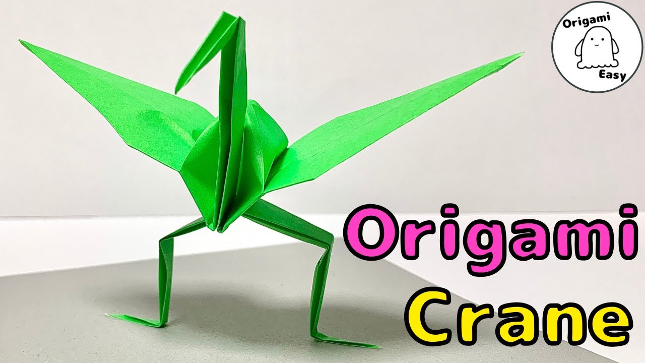 Origami Easy [crane with legs] How to make bird