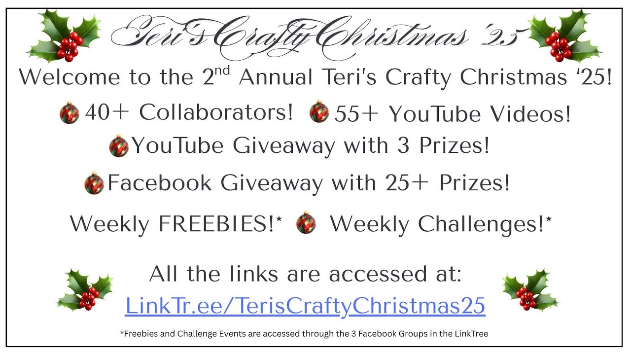#teriscraftychristmas25 | Чернила и страницы | Рождество в Рейтвуде