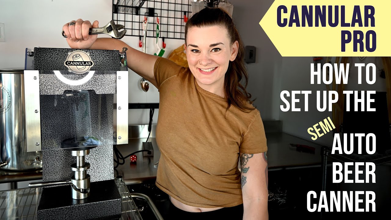 Unboxing and Assembling the Cannular Pro Semi-Auto Bench Top Can Seamer (w/ Splash Guard)