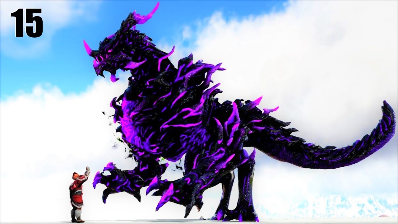 FIRST DRAGON GOD TAMING BLACK HEART GODLING! | DRAGON GODS | ARK SURVIVAL EVOLVED MODDED E15