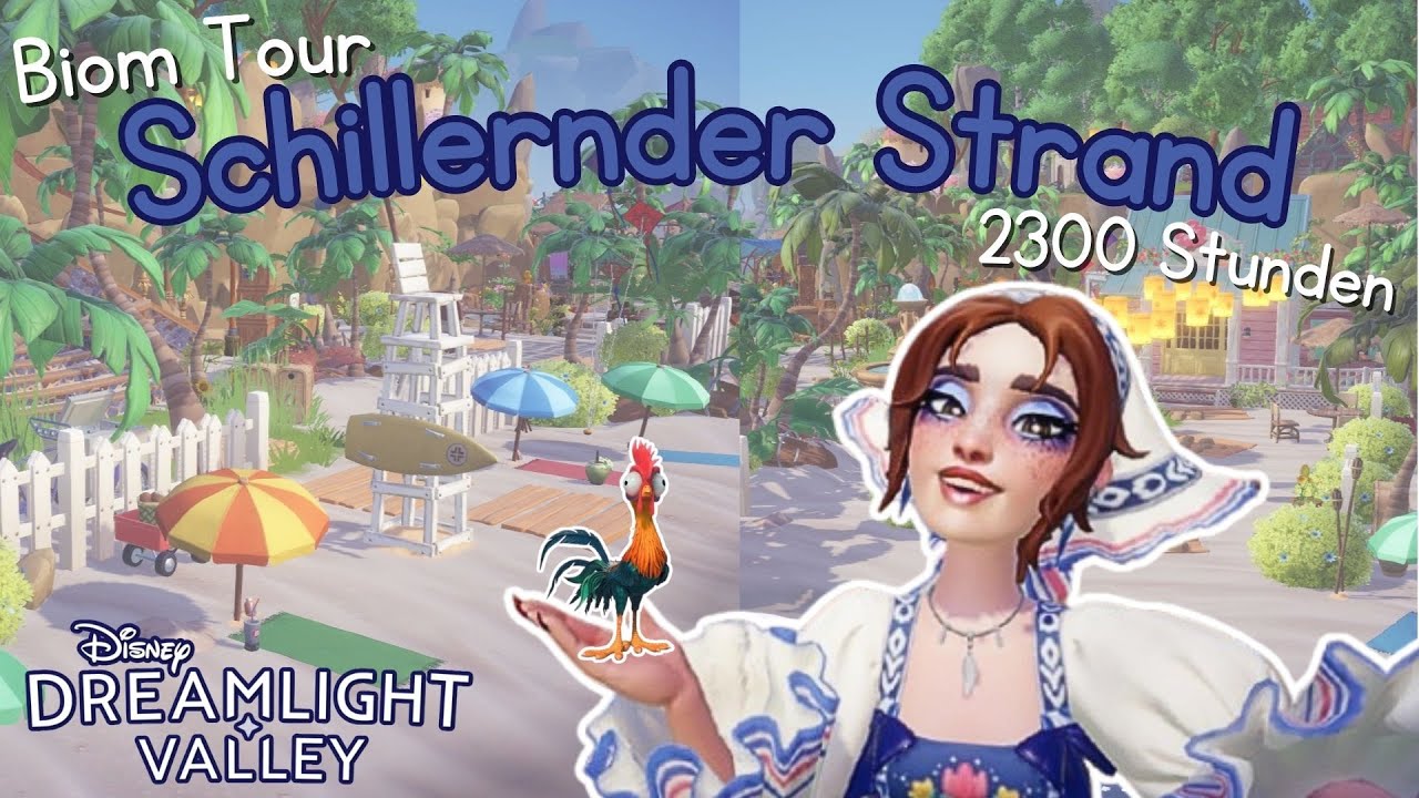 Schillernder Strand BIOM TOUR | 2300 Stunden | Disney Dreamlight Valley