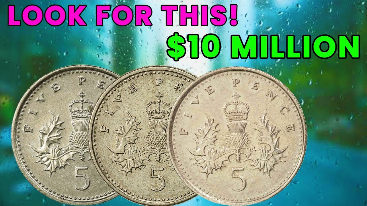 Top 3 Most Valuable British Five Pence Coins | Rare UK 5p Coins Worth Big Money!