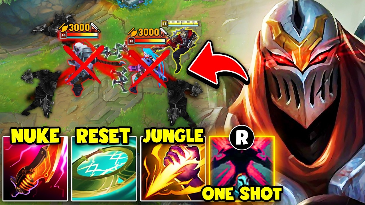 Riot will Nerf Zed jungle after watching this video...