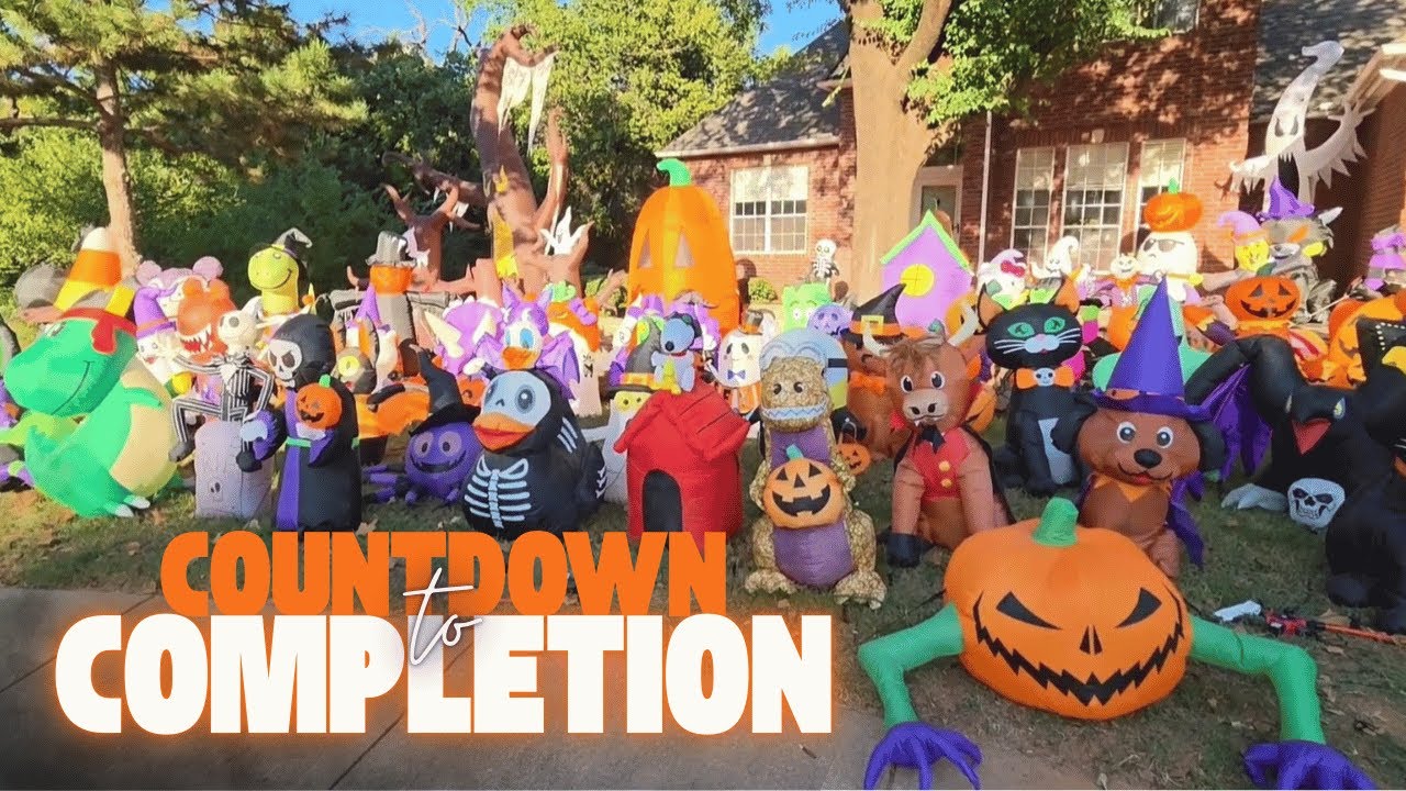 Обратный отсчёт до завершения! 👻🎃 #хеллоуин2025 #надувной #надувной