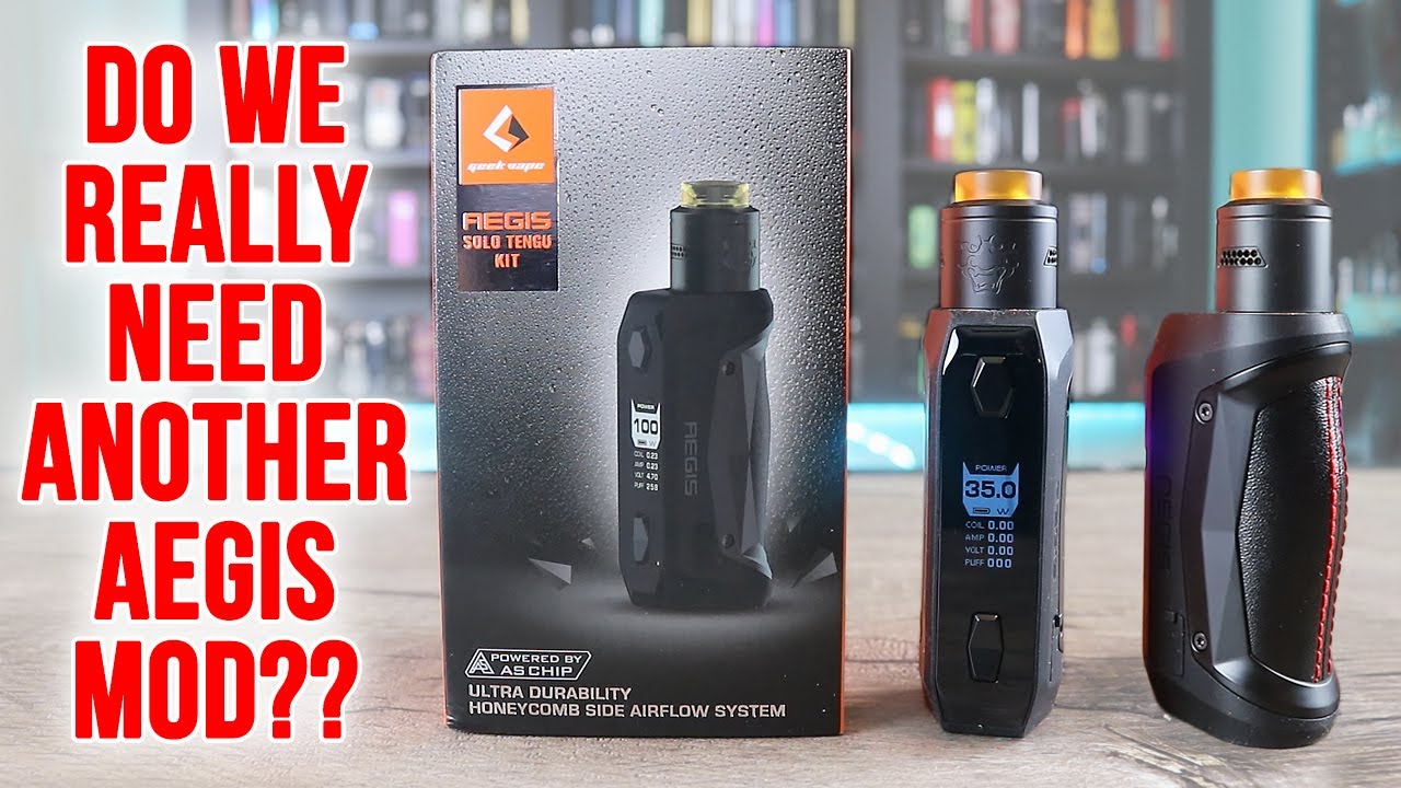 DO WE REALLY NEED ANOTHER AEGIS MOD? The Geek Vape Aegis Solo Tengu Kit! ✌️🚭