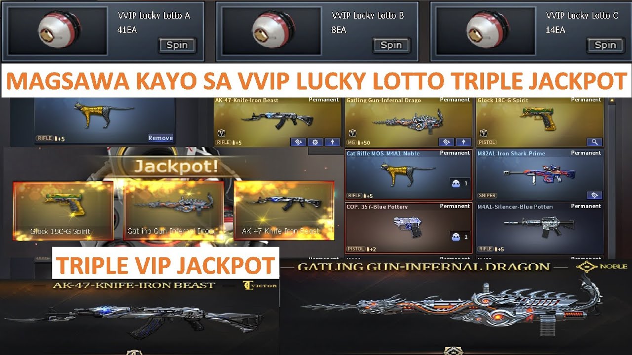 MAGSAWA KAYO SA FREE VVIP LUCKY LOTTO TRIPLE JACKPOT CFPH