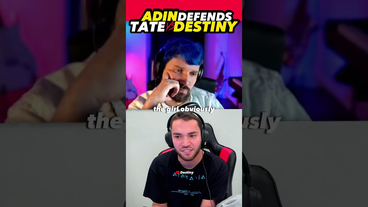 Destiny Stumps Adin Ross In Andrew Tate Debate 😡