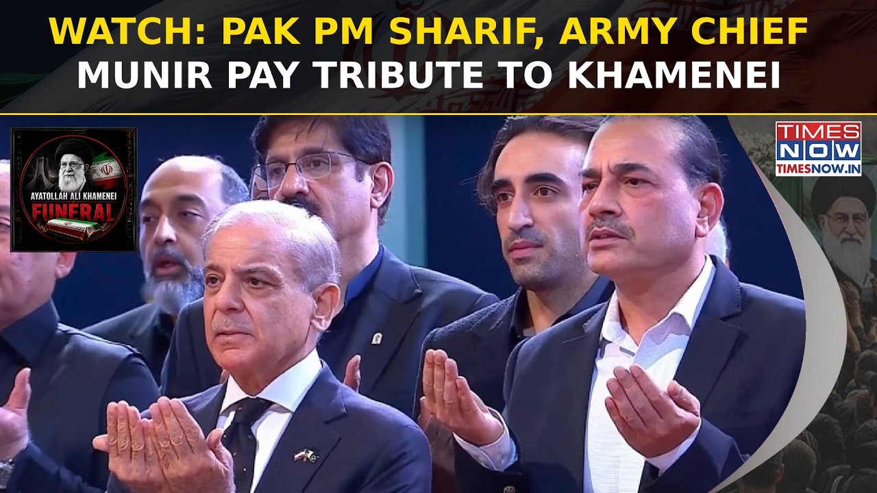 Khamenei Funeral: Pakistan PM Shehbaz Sharif, Army Chief Munir Pay Tribute To Slain Supreme Leader
