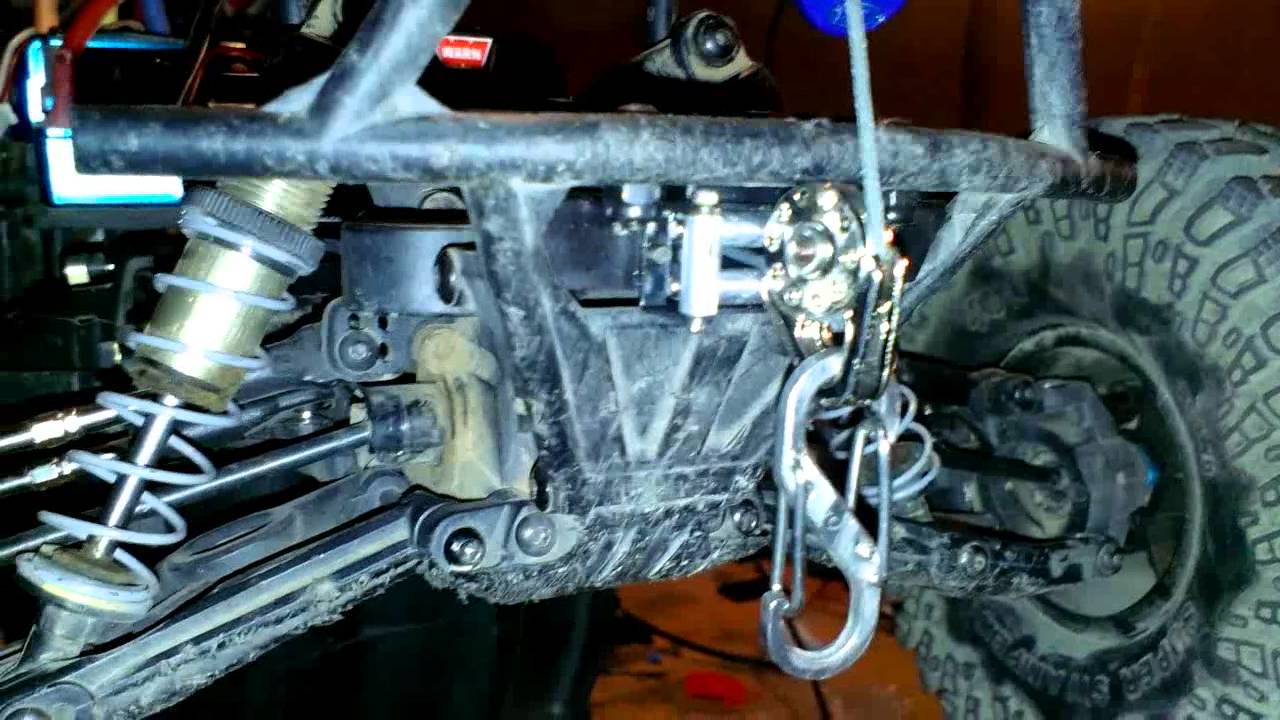 Axial Yeti update #2 Winch and tires