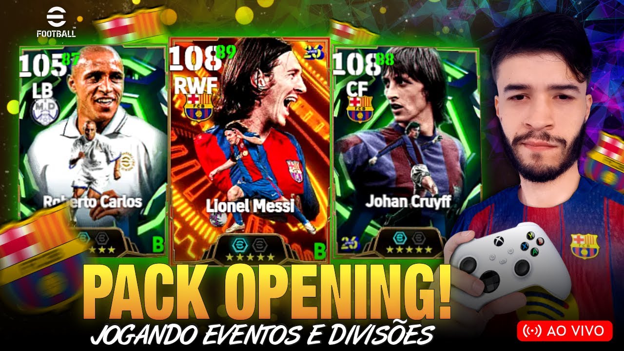 🔴 LIVE | eFootball™ 2026 | PRIMEIRA LIVE DO ANO  | PACK OPEN? | SORTEIO NO PIX!