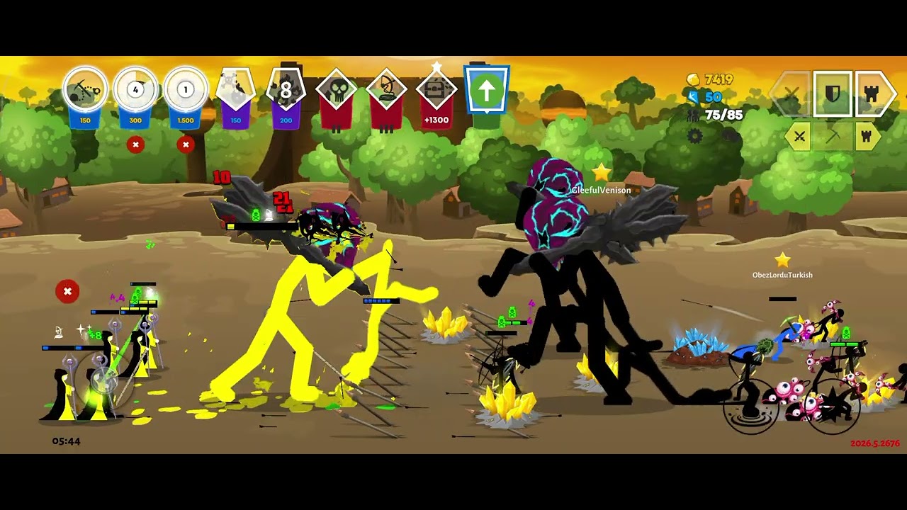 Stickwar stickman saga online War Game 04 03 2026