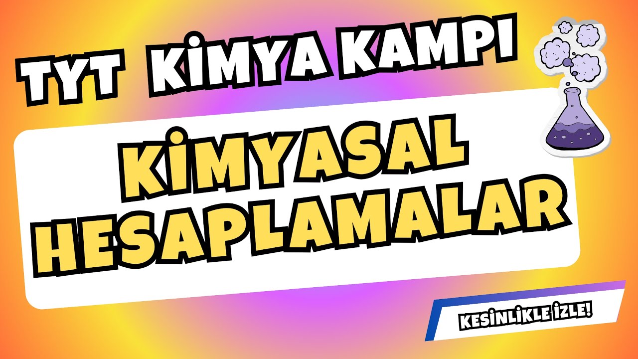 🌟 TEPKİME TÜRLERİ VE KİMYASAL HESAPLAMALAR | #tytkimyakampı