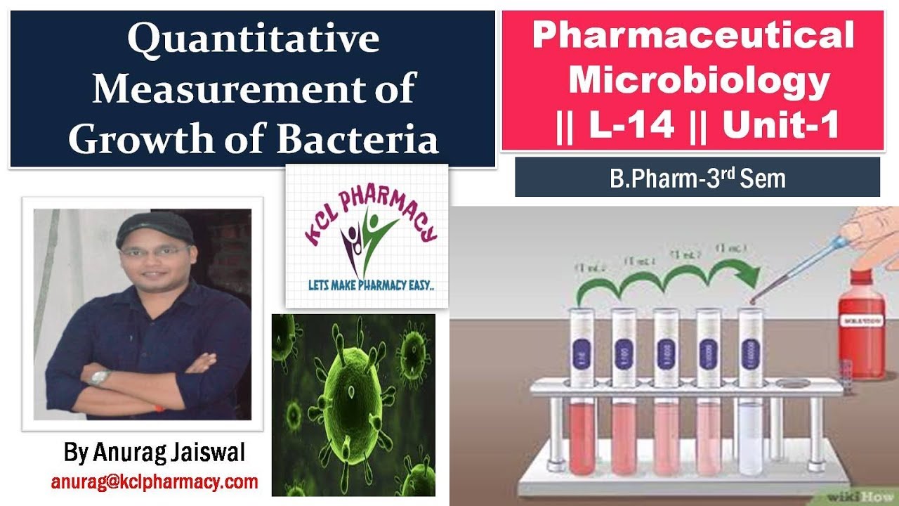 Quantitative measurement of Growth of Bacteria || Microbiology L-14 Unit-1