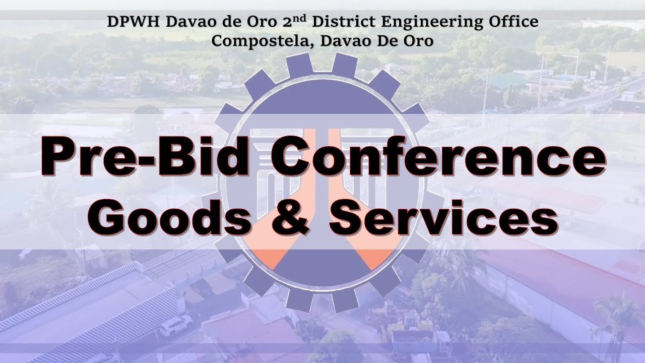 Procurement Livestream for DPWH Davao de Oro 2nd DEO Pre-Bid Conference July 22, 2025