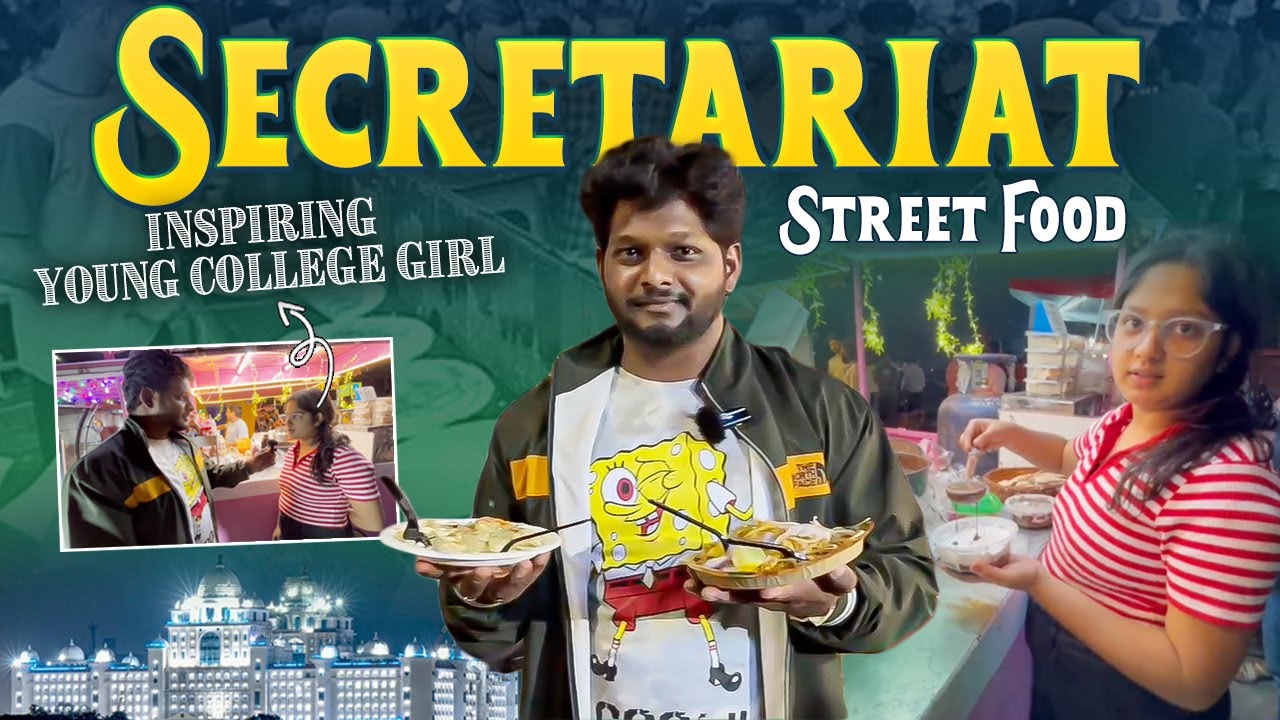Hyderabad Secretariat Street Food Explore | Night Street Food in Hyderabad @KirraKiran