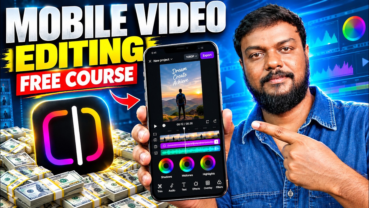 Edits App Full Course Tamil: Mobile Editing Masterclass 📱 | skills maker tv
