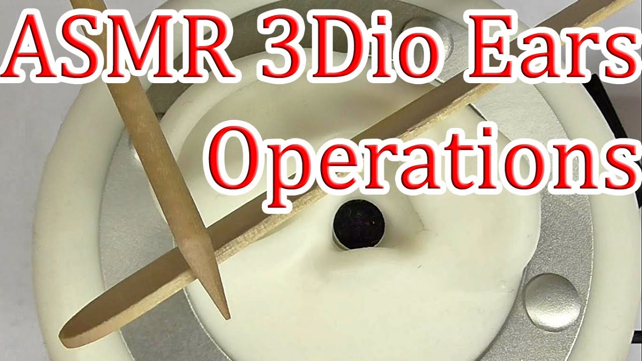 3Dio Free Space PRO ASMR Ears Pure Binaural Operation Sound (No whispers).