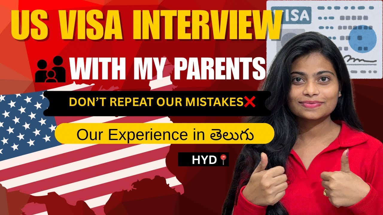 Approved or Rejected? | Our US Visa Interview Experience (B1/B2) in తెలుగు 