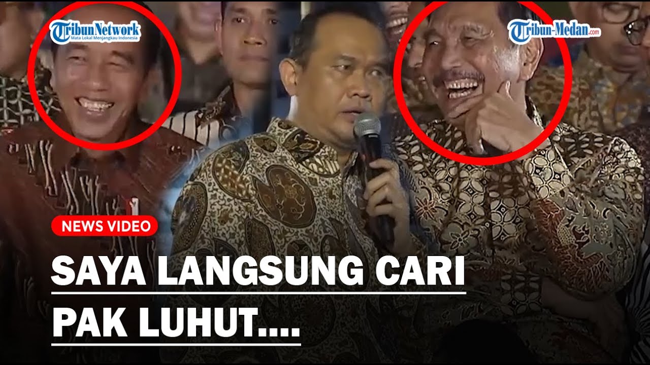 Luhut Kena Roasting Cak Lontong dan Akbar di Istana, Presiden Jokowi Sampai Ngakak