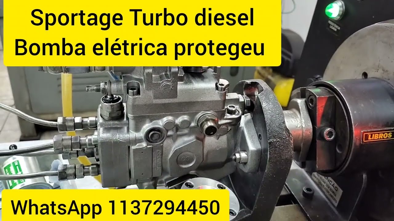 Bomba Sportage Turbo diesel, proteção SIMPLES