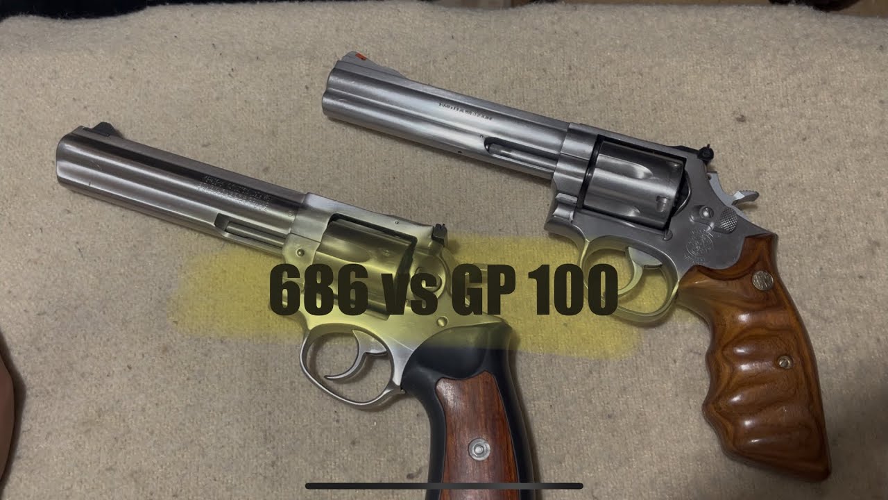 Ruger Gp 100 vs Smith&Wesson 686. revólver showdown!!!