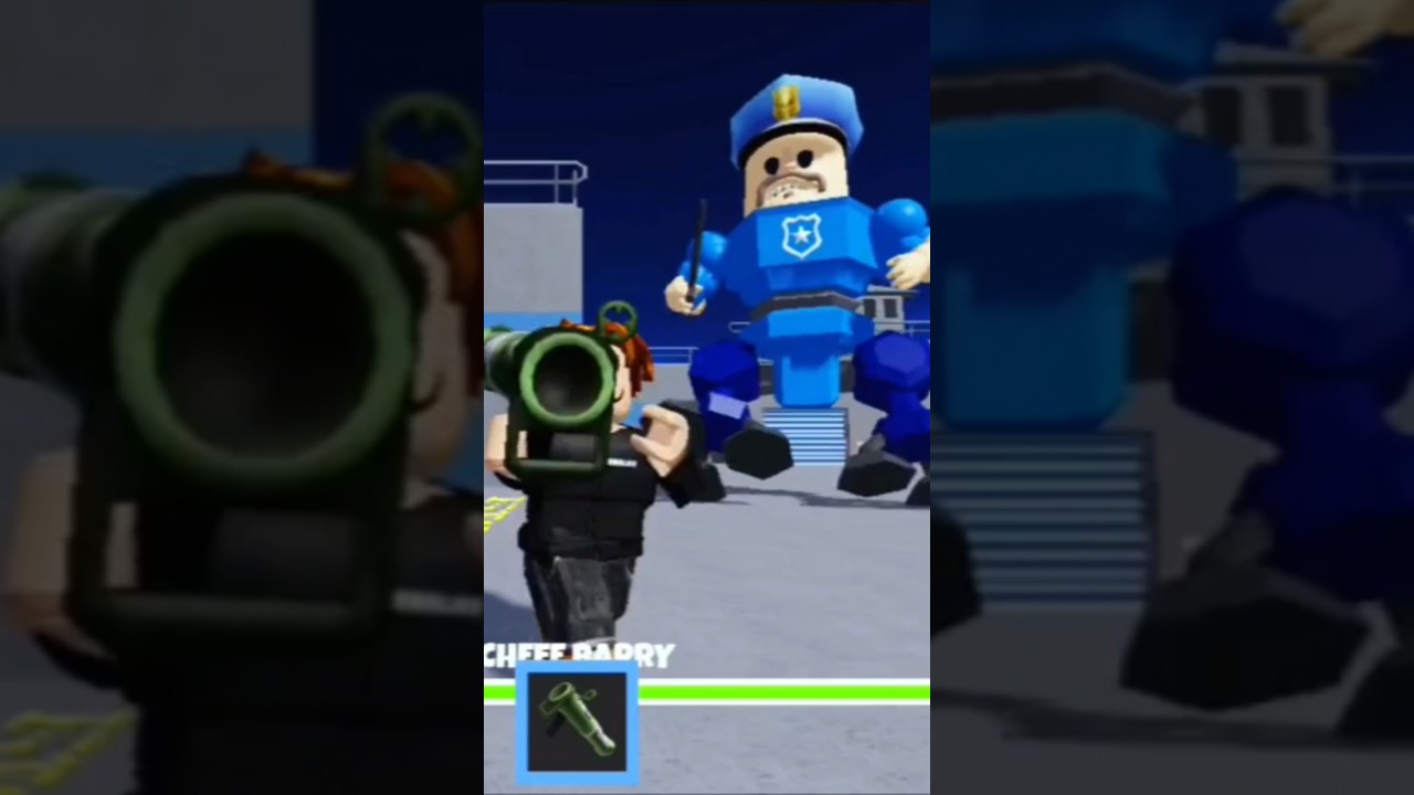 Escape Muscle Barry's Prison Run Obby in Roblox 
