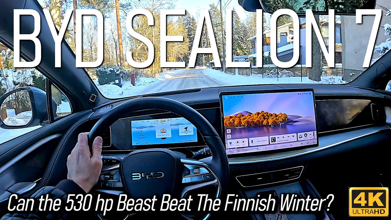 2025 BYD Sealion 7 Test Drive - Can the 530 hp Beast Beat The Finnish Winter?