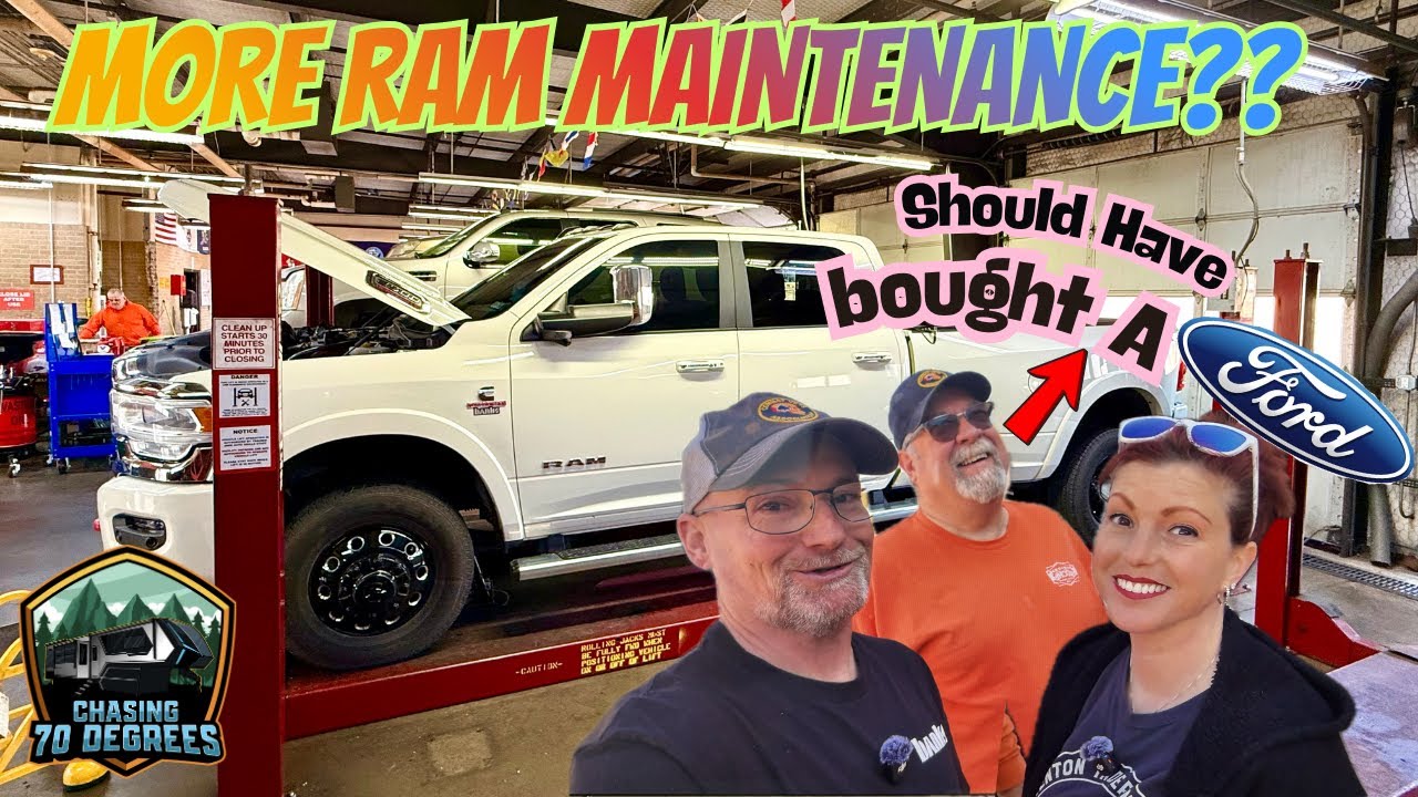 Ram 3500 — мощный тягач для постоянного проживания в нашем автодоме Brinkley RV, но требует техни...